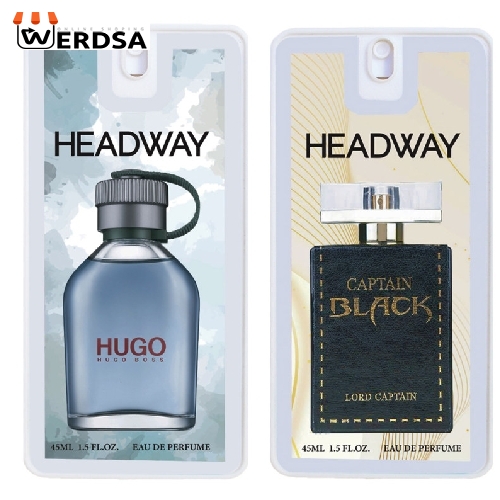 عطر جیبی مدل هوگو باس و کاپیتان بلک پور هوم حجم 45 میلی لیتر مجموعه 2 عددی