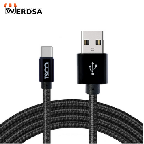 کابل تبدیل USB به USB-C تسکو مدل TCC182 طول 1 متر