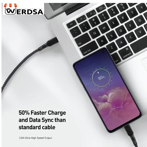 کابل USB-C انرجیا مدل FibraTough 10GBPS طول 1 متر