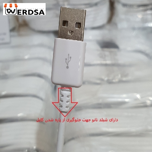 کابل تبدیل USB به microUSB مدل NT4 به طول 1.5 متر