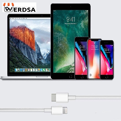 کابل تبدیل USB-C به لایتنینگ مدل Powerline-20 طول 1 متر