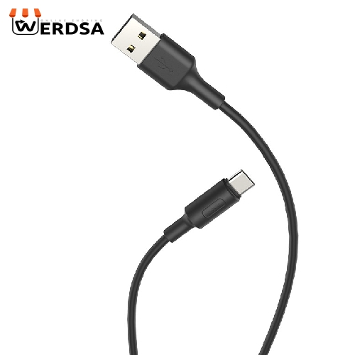 کابل تبدیل USB به USB-C هوکو مدل X25 طول 1 متر