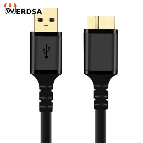 کابل تبدیل USB به microUSB مدل KP021 طول 0.6 متر