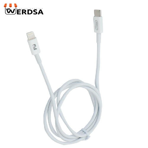 کابل تبدیل USB-C به لایتنینگ مدل P4 طول 1 متر