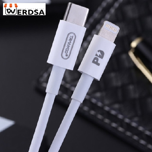 کابل تبدیل USB-C به لایتنینگ مدل P4 طول 1 متر