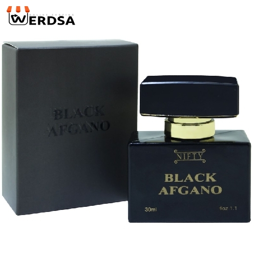 عطر جیبی مردانه نیفتی مدل بلک افغان حجم 30 میلی لیتر