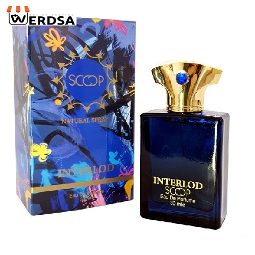 عطر جیبی مردانه اسکوپ مدل Interlod حجم 30 میلی لیتر