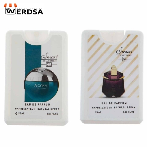 عطر جیبی زنانه اسمارت کالکشن مدل آکوا و آلین حجم 20 میلی لیتر بسته 2 عددی
