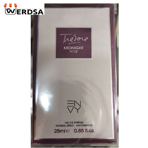 عطر جیبی زنانه مدل میدنایت رز حجم 25 میلی لیتر