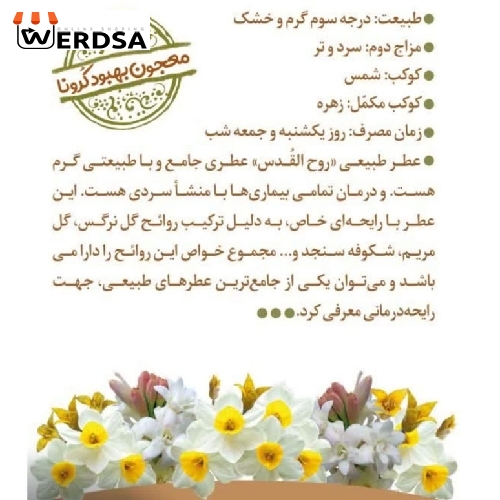 عطر جیبی مدل روح القدس حجم 5 میلی لیتر