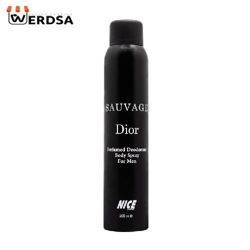 اسپری خوشبو کننده بدن مردانه نایس پاپت مدل Sauvage Dior حجم 200 میلی لیتر