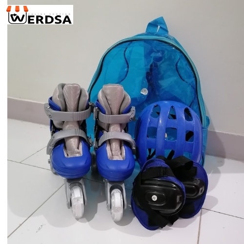 اسکیت هارد چراغ دار چرخ کمکی و ریلی