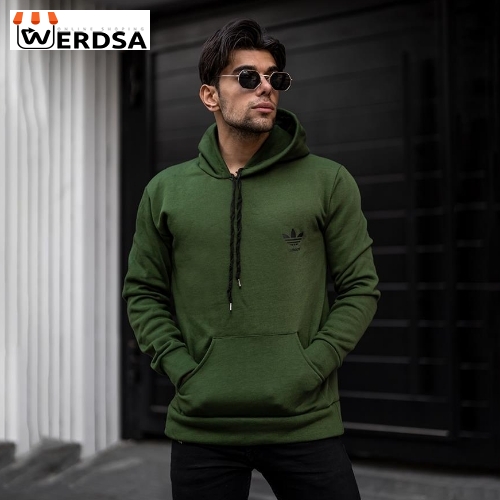 هودی رنگی Adidas_green مدل 2118