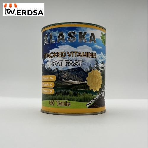 قرص آلاسکا چاقی Alaska 60 تایی کانادایی مناسب افزایش وزن