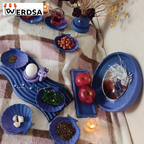 هفت سین دست ساز سنگ مصنوعی مدل کهکشانی