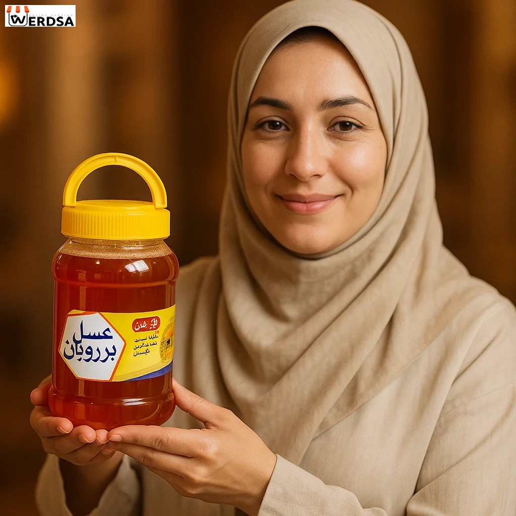 عسل گشنیز 2 کیلویی موم دار