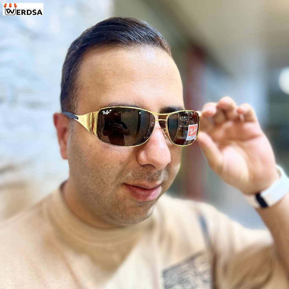 عینک آفتابی ری بن مدل 3320 کد 1426 مناسب خانمها و آقایان