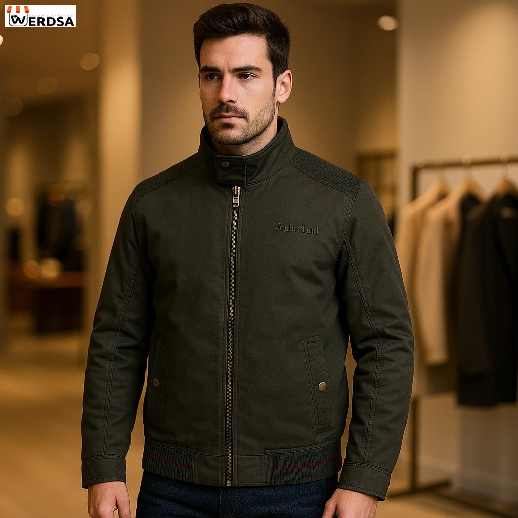 کاپشن دو رو کتان برند جیپ چاریوت اورجینال 50 درصد تخفیف