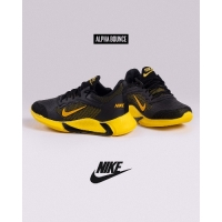 کفش نایک زرد مشکی لاکچری مردانه کد 1522