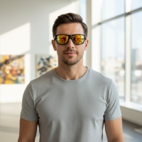 عینک آفتابی اسپرت اسلایر UV400  مدل eyn1001