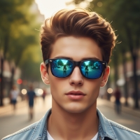 عینک آفتابی اسپرت مخصوص آقایان و خانمها مدل هاوایی کد 1003